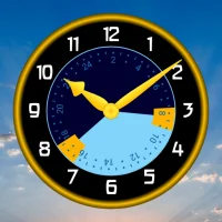 Sunclock: Soloppgang og måne